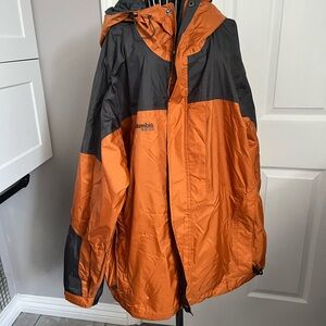 Columbia Two-Tone Orange and Gray Jacket